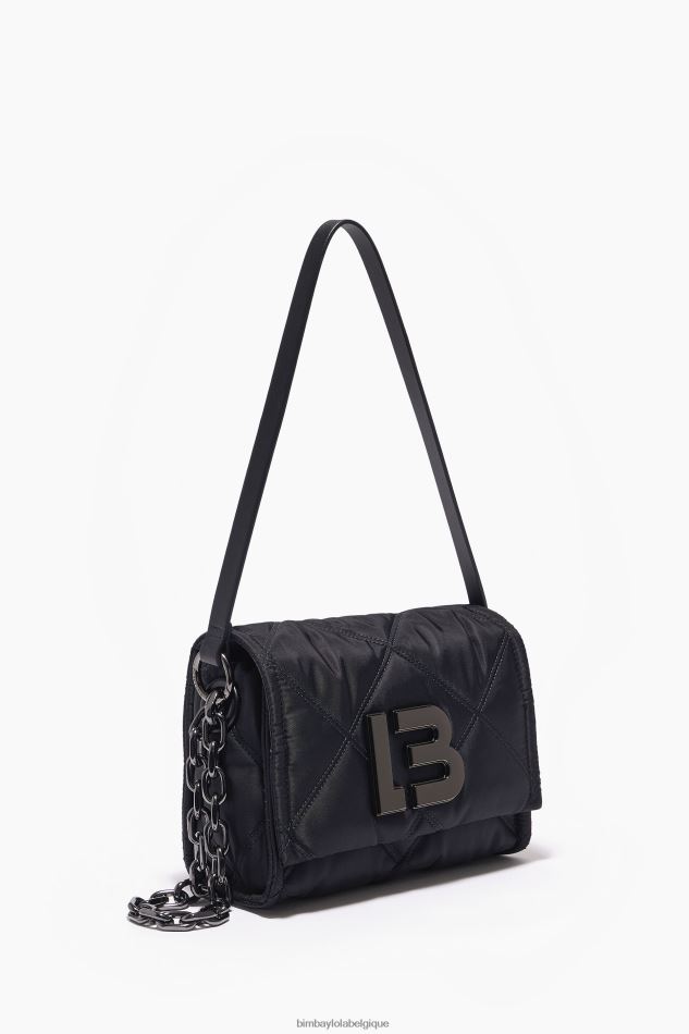 accessoires Bimba Y Lola sac à bandoulière en nylon avec rabat noir HV4486108
