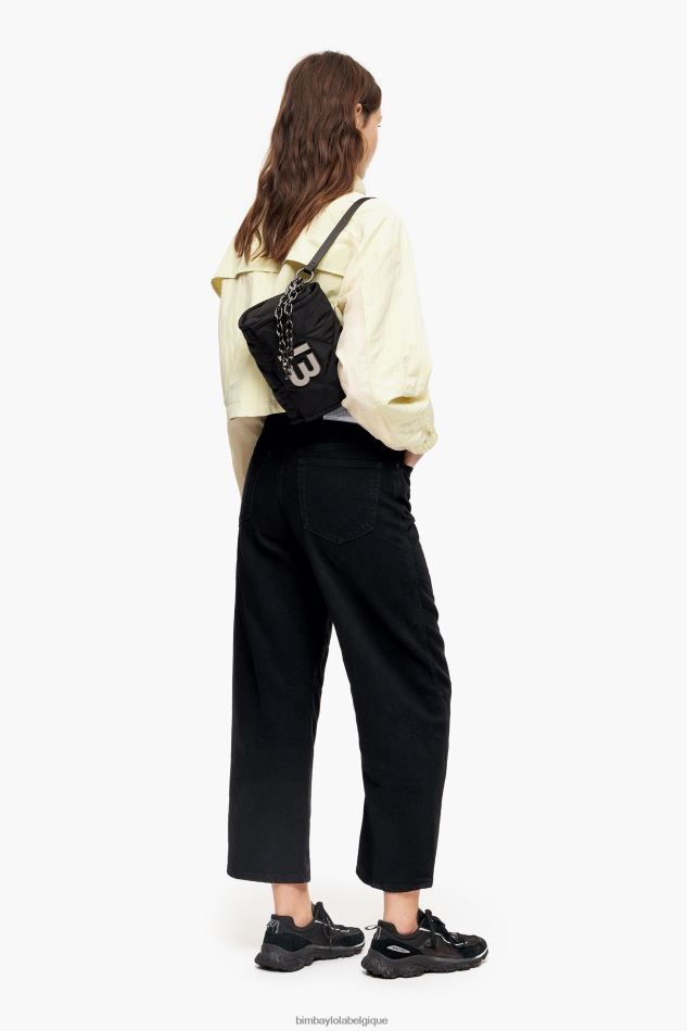 accessoires Bimba Y Lola sac à bandoulière en nylon avec rabat noir HV4486108