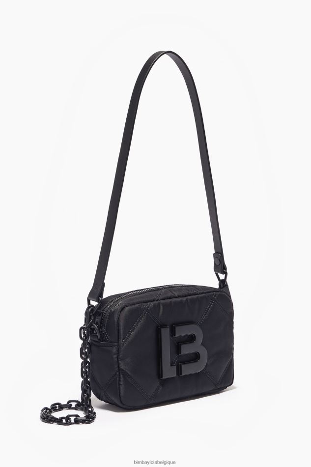 accessoires Bimba Y Lola sac à bandoulière en nylon matelassé noir HV4486111