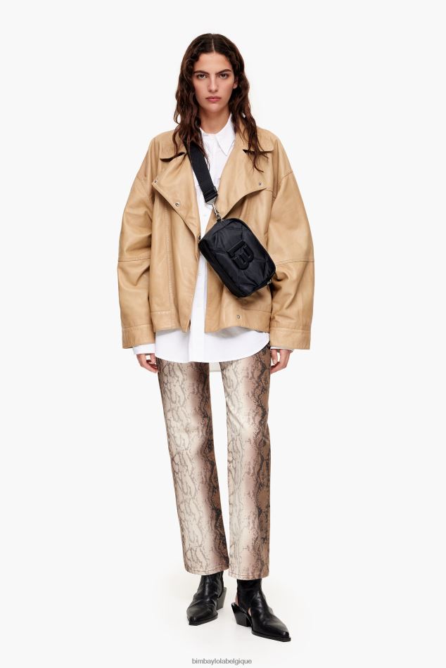 accessoires Bimba Y Lola sac à bandoulière en nylon matelassé noir HV4486112