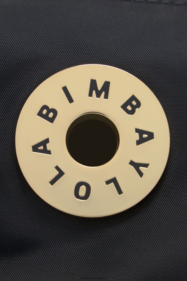 accessoires Bimba Y Lola sac bandoulière froncé en nylon noir HV448692