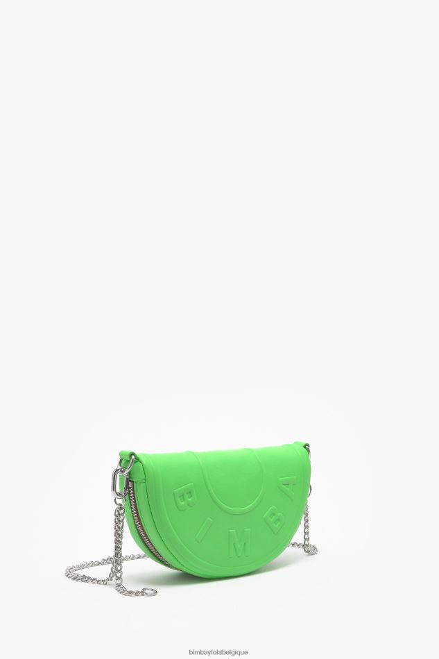 accessoires Bimba Y Lola sac chimio en cuir néon vert HV448667