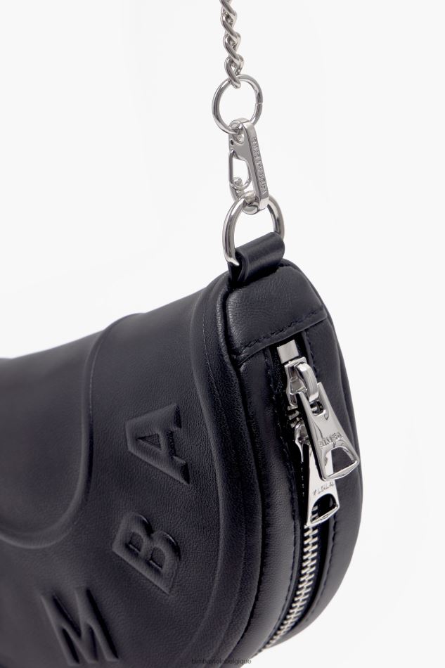 accessoires Bimba Y Lola sac chimio en cuir noir HV448666