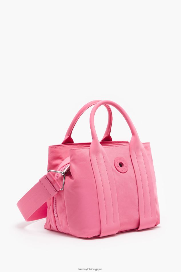 accessoires Bimba Y Lola sac fourre-tout en nylon rose HV448673