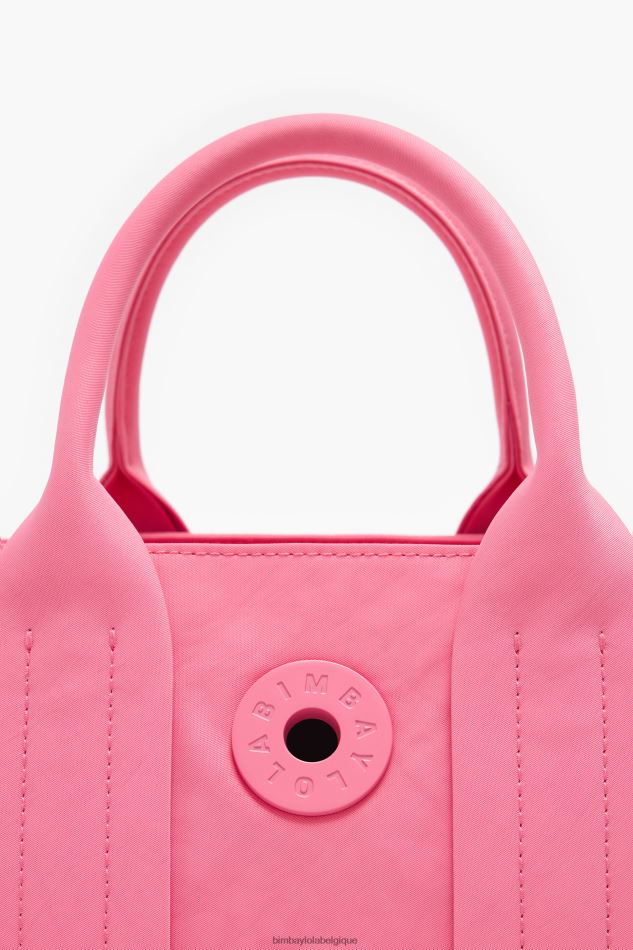 accessoires Bimba Y Lola sac fourre-tout en nylon rose HV448673