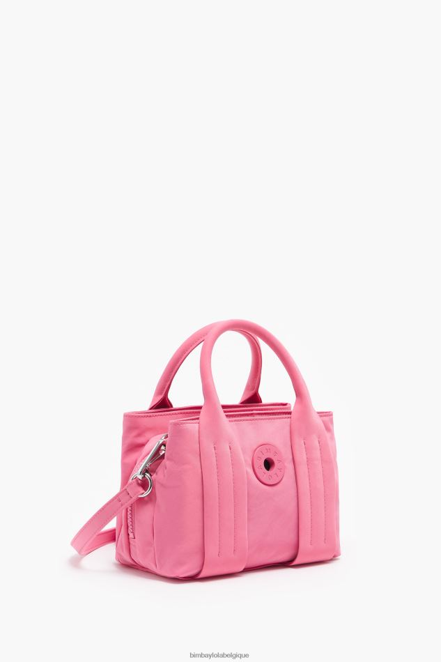 accessoires Bimba Y Lola sac fourre-tout en nylon rose HV448678