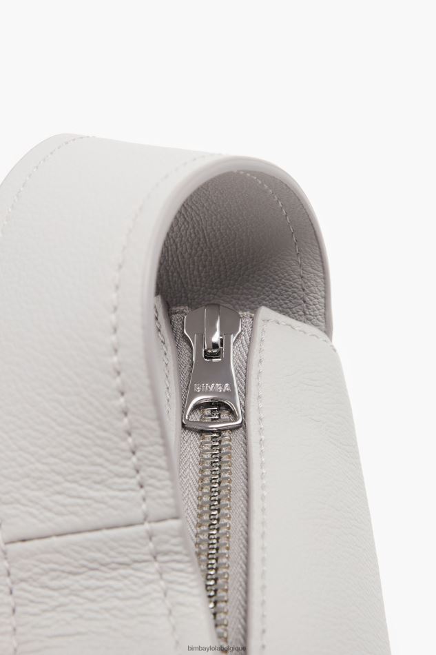 accessoires Bimba Y Lola sac hobo en cuir gris HV448650