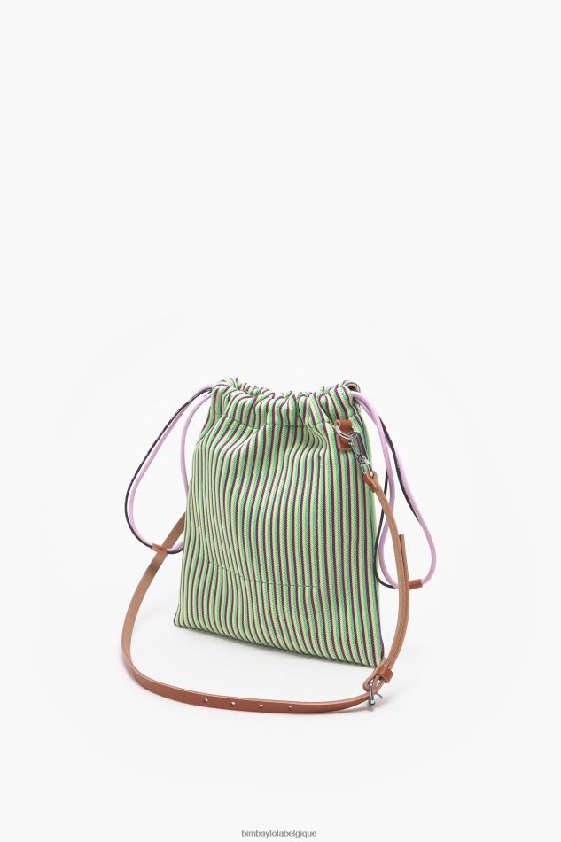 accessoires Bimba Y Lola sac seau en maille jaune HV448688