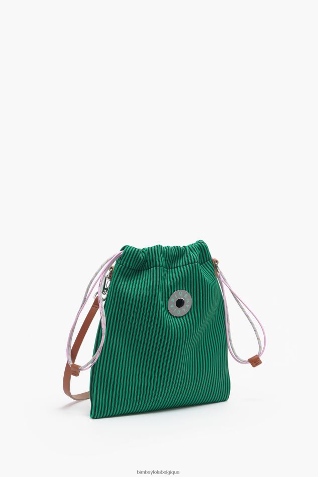 accessoires Bimba Y Lola sac seau en maille vert HV448689