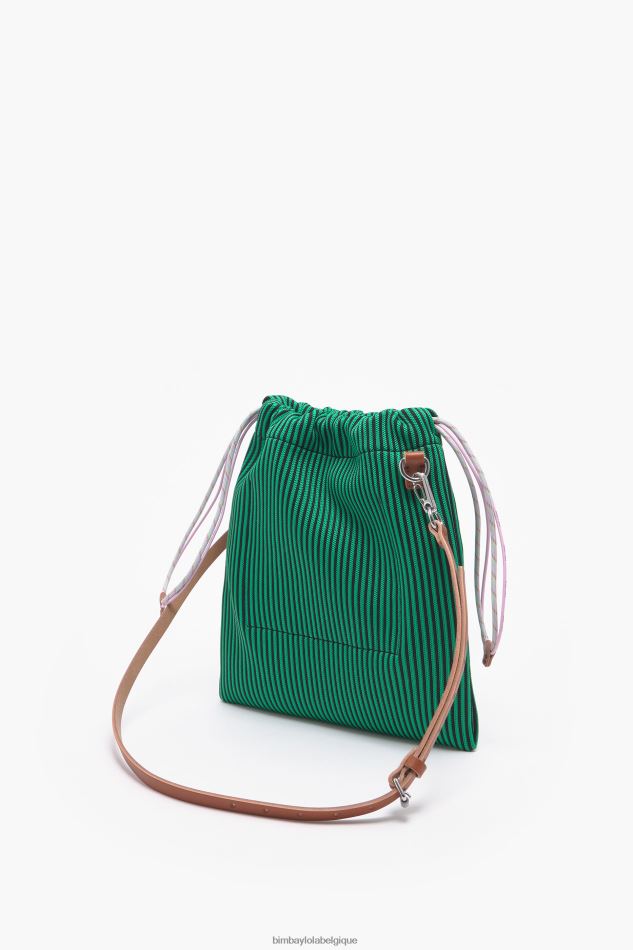 accessoires Bimba Y Lola sac seau en maille vert HV448689