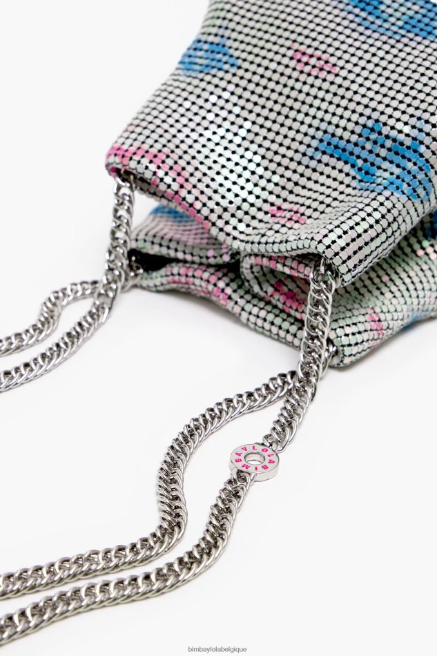 accessoires Bimba Y Lola sac seau en mesh imprimé poisson HV4486144