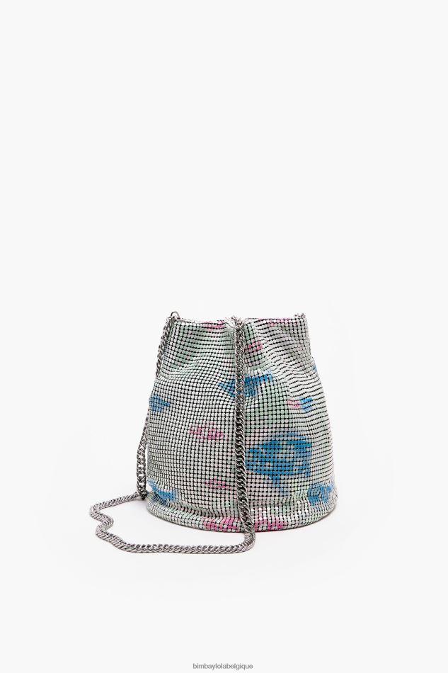accessoires Bimba Y Lola sac seau en mesh imprimé poisson HV4486144