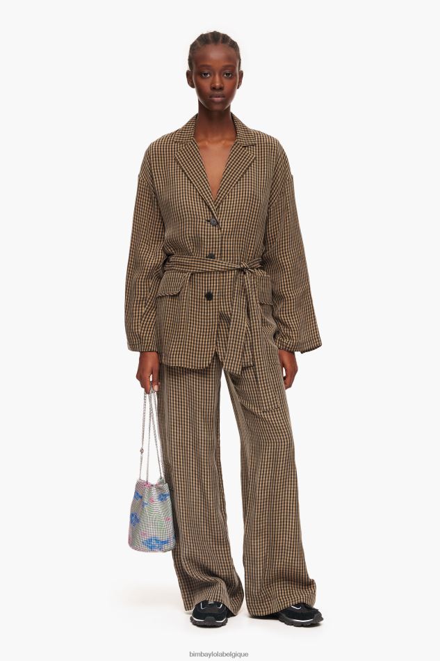 accessoires Bimba Y Lola sac seau en mesh imprimé poisson HV4486144