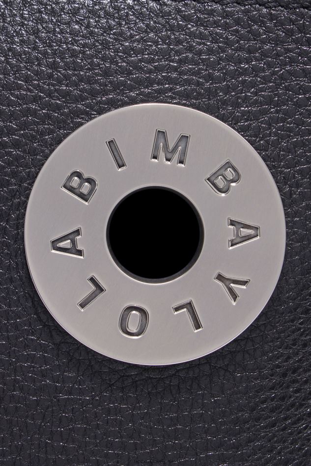 accessoires Bimba Y Lola sac trapèze en cuir noir HV448645