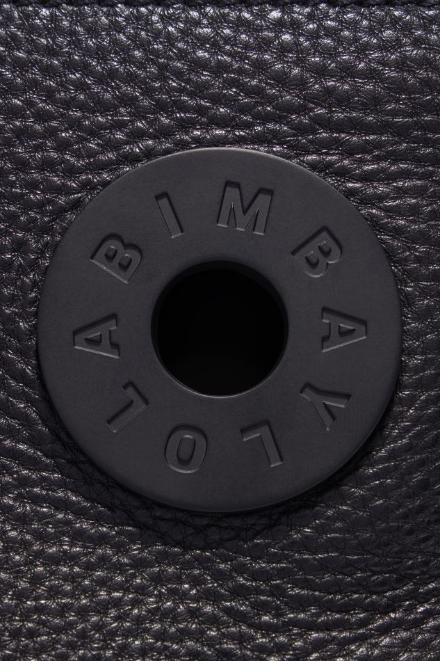 accessoires Bimba Y Lola sac trapèze en cuir noir HV448646