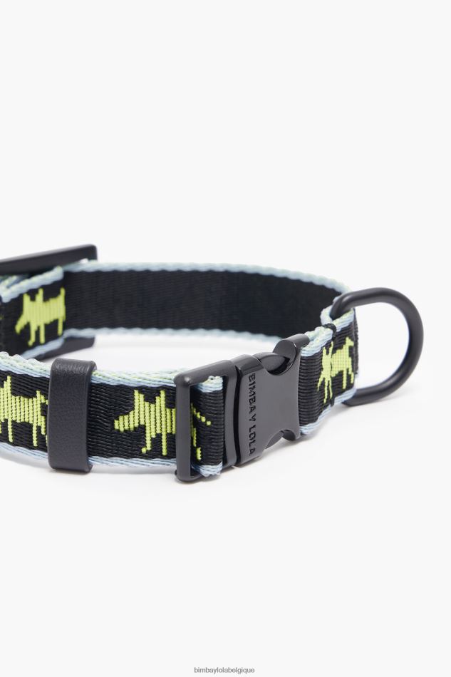 accessoires Bimba Y Lola collier à logo pour animal de compagnie noir HV4486965