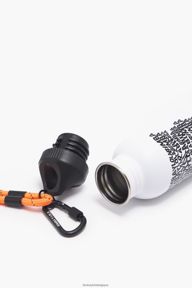 accessoires Bimba Y Lola ola bouteille en acier inoxydable blanc HV4486899
