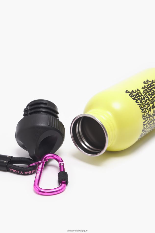 accessoires Bimba Y Lola ola bouteille en acier inoxydable jaune HV4486895