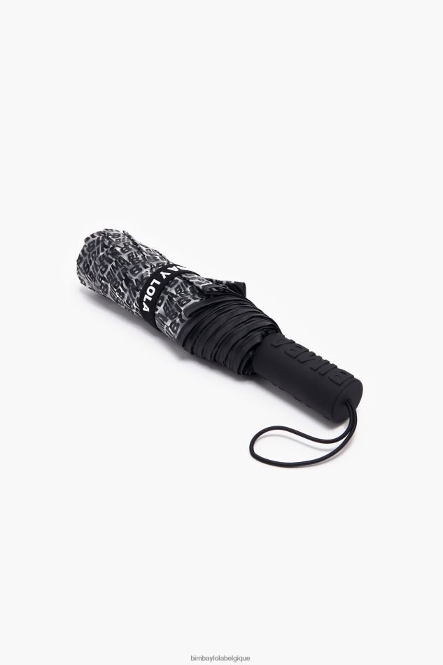 accessoires Bimba Y Lola parapluie en vinyle à logo noir HV4486960