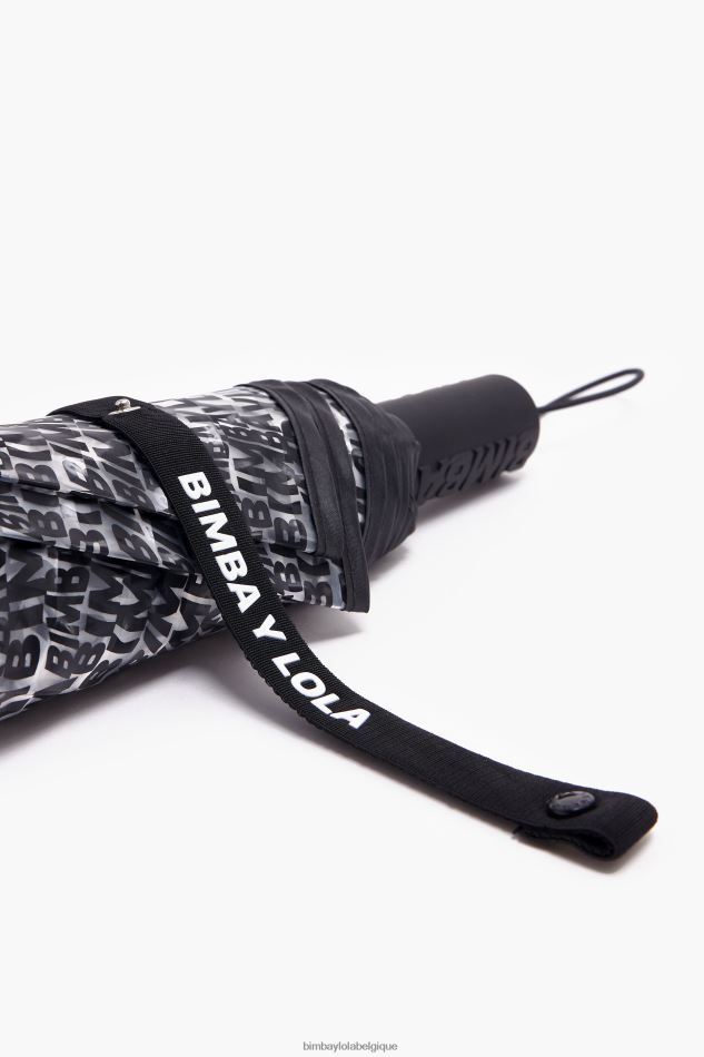 accessoires Bimba Y Lola parapluie en vinyle à logo noir HV4486960