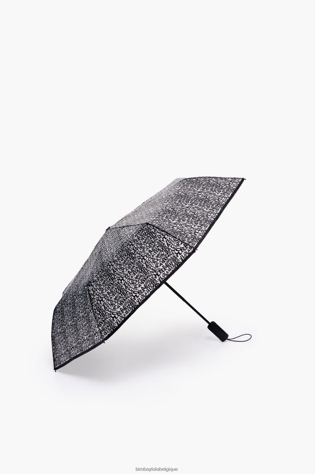 accessoires Bimba Y Lola parapluie en vinyle à logo noir HV4486960