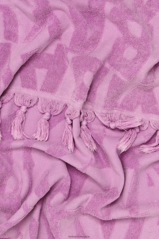 accessoires Bimba Y Lola serviette jacquard à logo lilas HV4486883