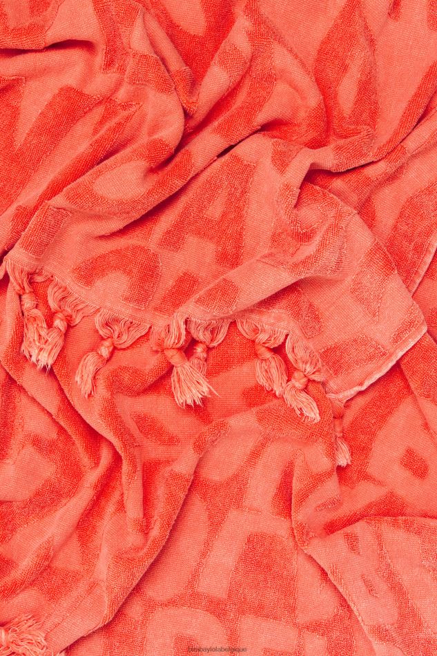 accessoires Bimba Y Lola serviette jacquard à logo orange HV4486877