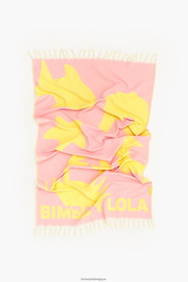 accessoires Bimba Y Lola serviette jacquard rose HV4486890