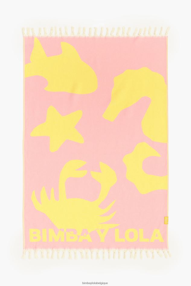 accessoires Bimba Y Lola serviette jacquard rose HV4486890