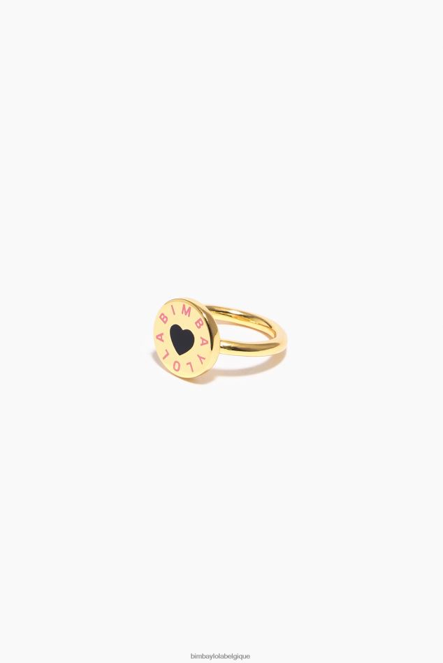 accessoires Bimba Y Lola bague logo coeur doré HV4486804