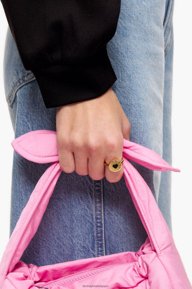 accessoires Bimba Y Lola bague logo coeur doré HV4486804