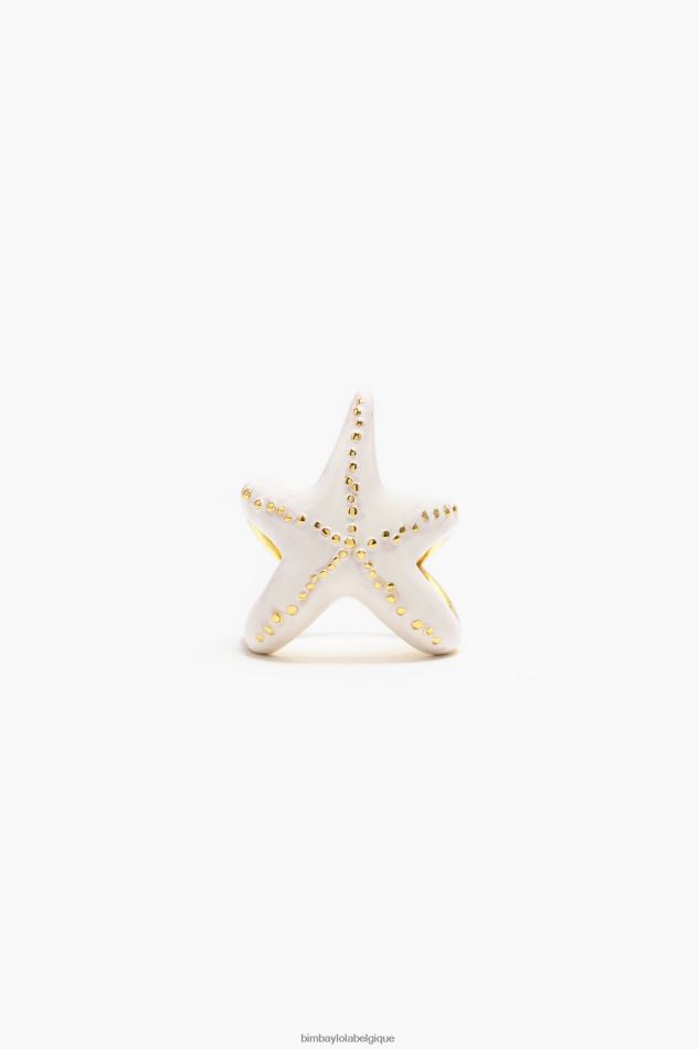 accessoires Bimba Y Lola bague étoile Ivoire HV4486708