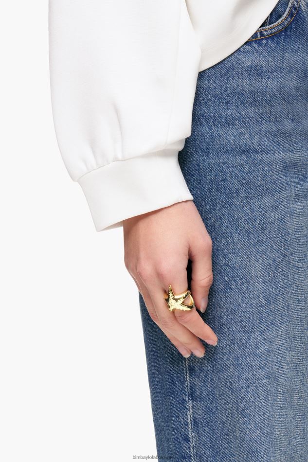 accessoires Bimba Y Lola bague étoile doré HV4486709