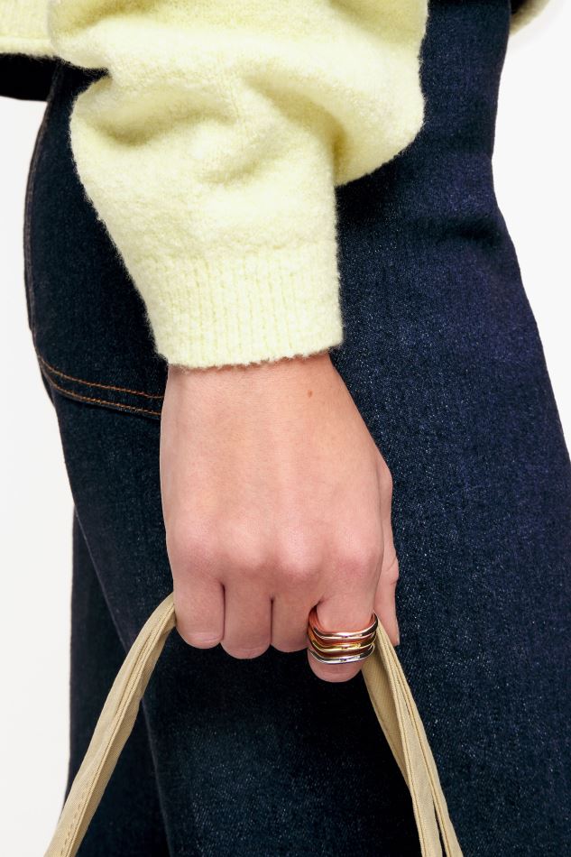 accessoires Bimba Y Lola bague tricolore multi-or HV4486844