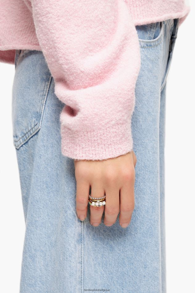 accessoires Bimba Y Lola ensemble d'anneaux cristal HV4486845