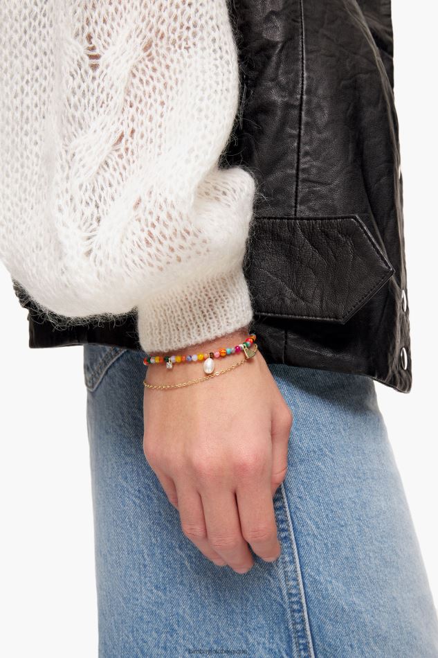 accessoires Bimba Y Lola bracelet chaîne pierres véritables multicolore HV4486773