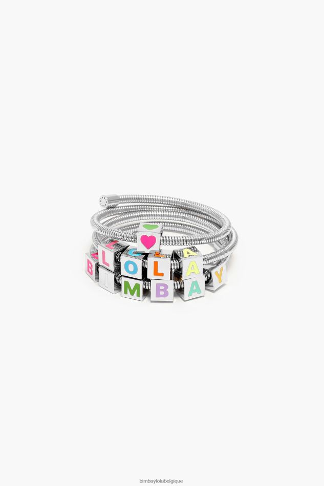 accessoires Bimba Y Lola bracelet à chaîne torsadée argent HV4486661