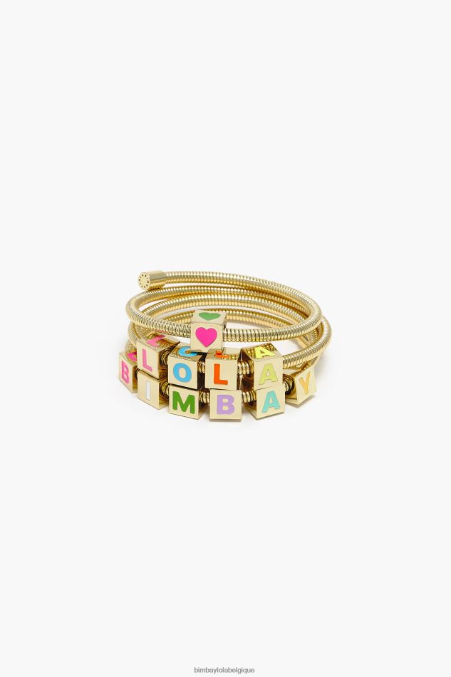 accessoires Bimba Y Lola bracelet à chaîne torsadée doré HV4486662