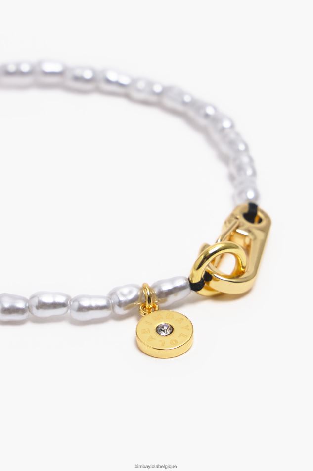 accessoires Bimba Y Lola bracelet coeur perles rose HV4486786