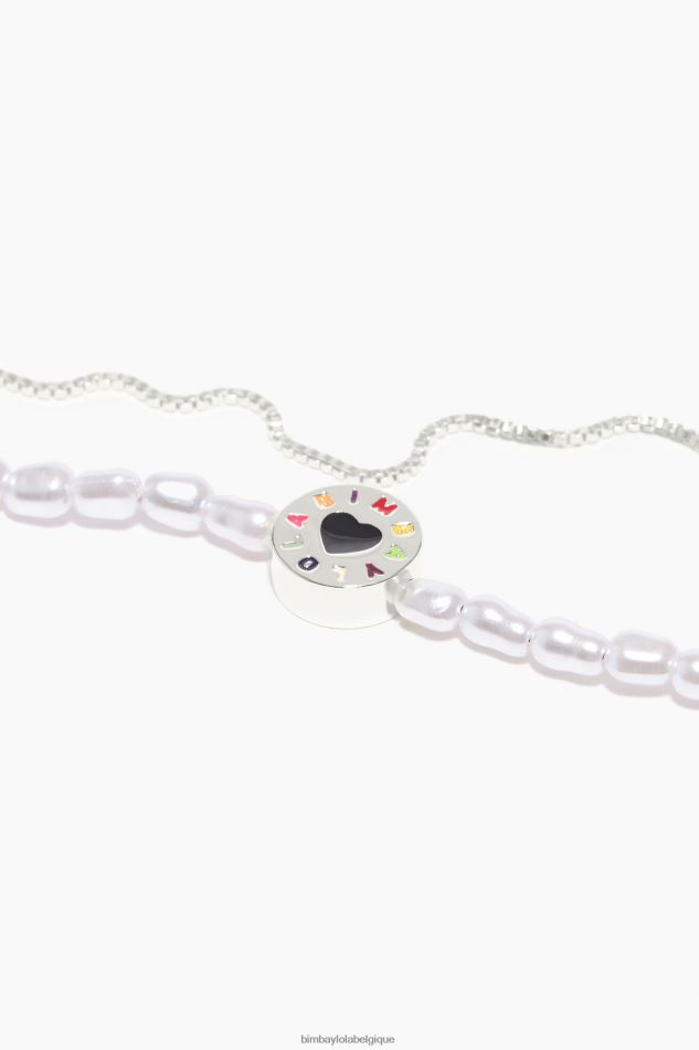 accessoires Bimba Y Lola bracelet double perle argent HV4486722