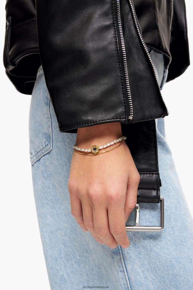 accessoires Bimba Y Lola bracelet double perle doré HV4486723