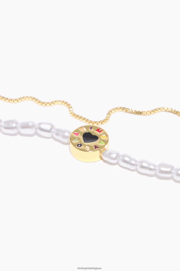 accessoires Bimba Y Lola bracelet double perle doré HV4486723