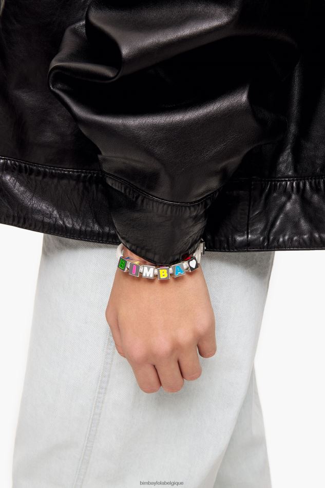 accessoires Bimba Y Lola bracelet en cuir Ivoire HV4486663