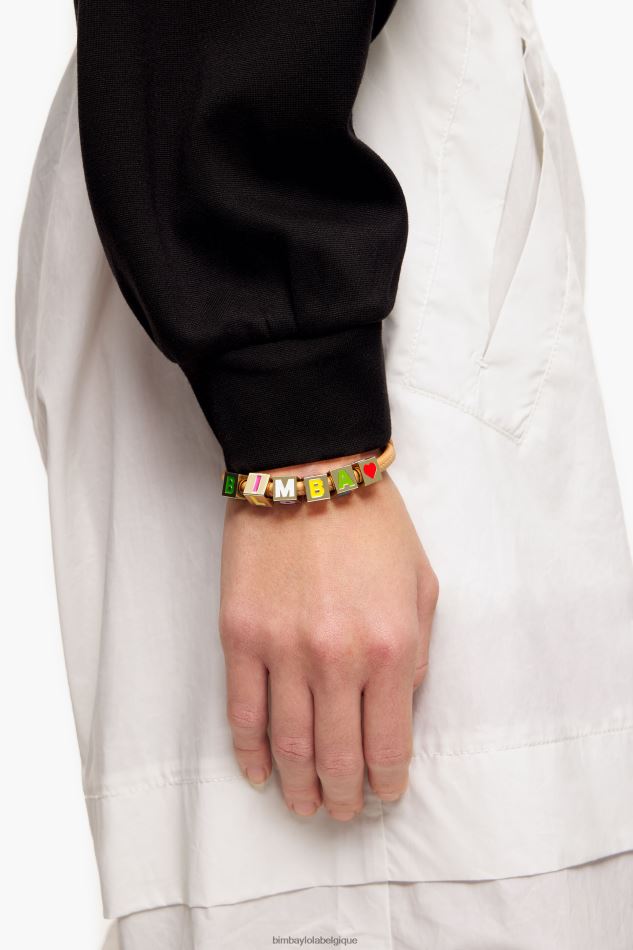 accessoires Bimba Y Lola bracelet en cuir brun HV4486664