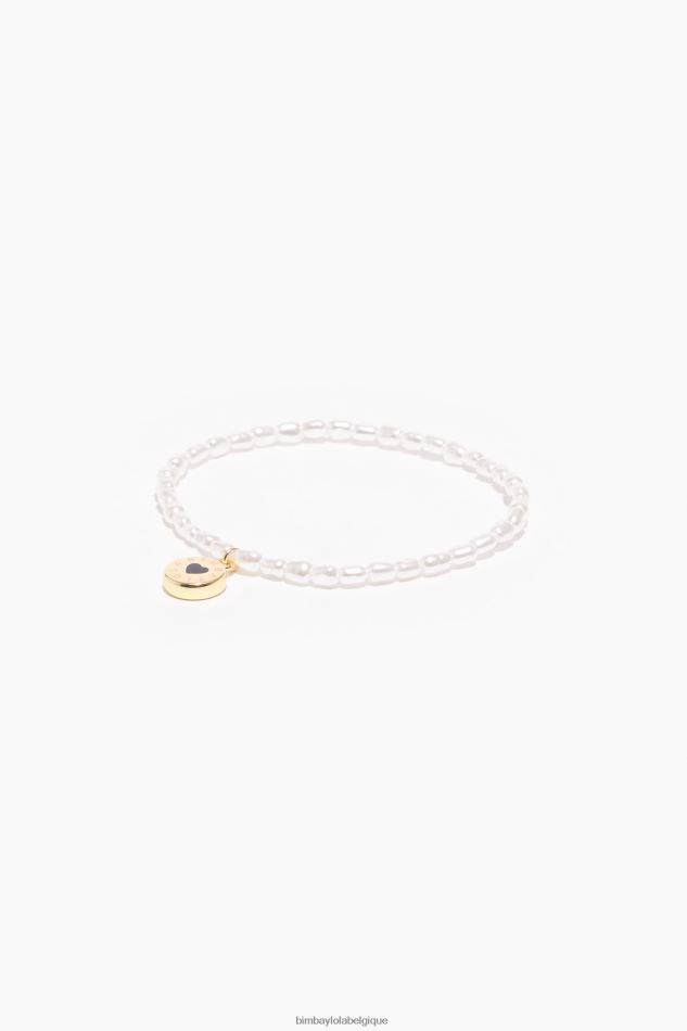 accessoires Bimba Y Lola bracelet en perles à logo doré HV4486669