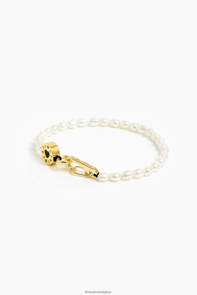 accessoires Bimba Y Lola bracelet fin à logo perle HV4486671