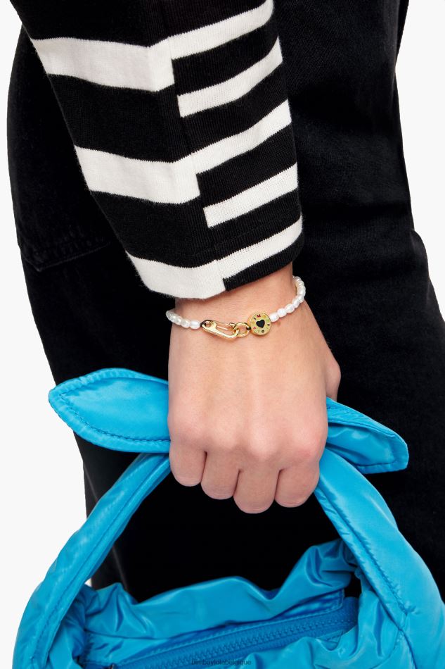 accessoires Bimba Y Lola bracelet fin à logo perle HV4486671