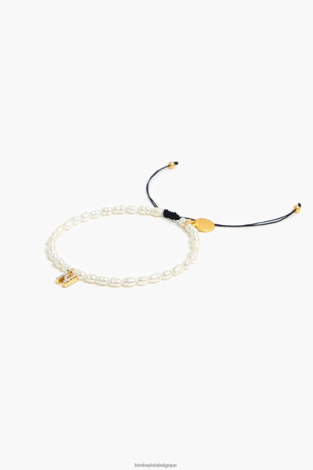 accessoires Bimba Y Lola bracelet lettre n perle HV44861199