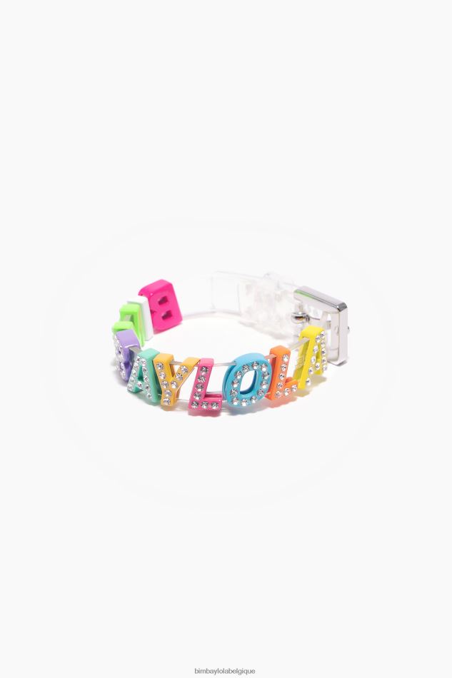 accessoires Bimba Y Lola bracelet à lettres logo transparent HV4486656