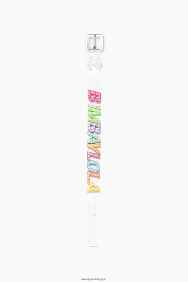 accessoires Bimba Y Lola bracelet à lettres logo transparent HV4486656
